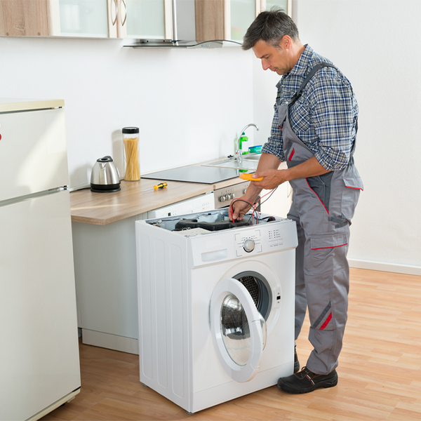 can you walk me through the steps of troubleshooting my washer issue in Rudyard